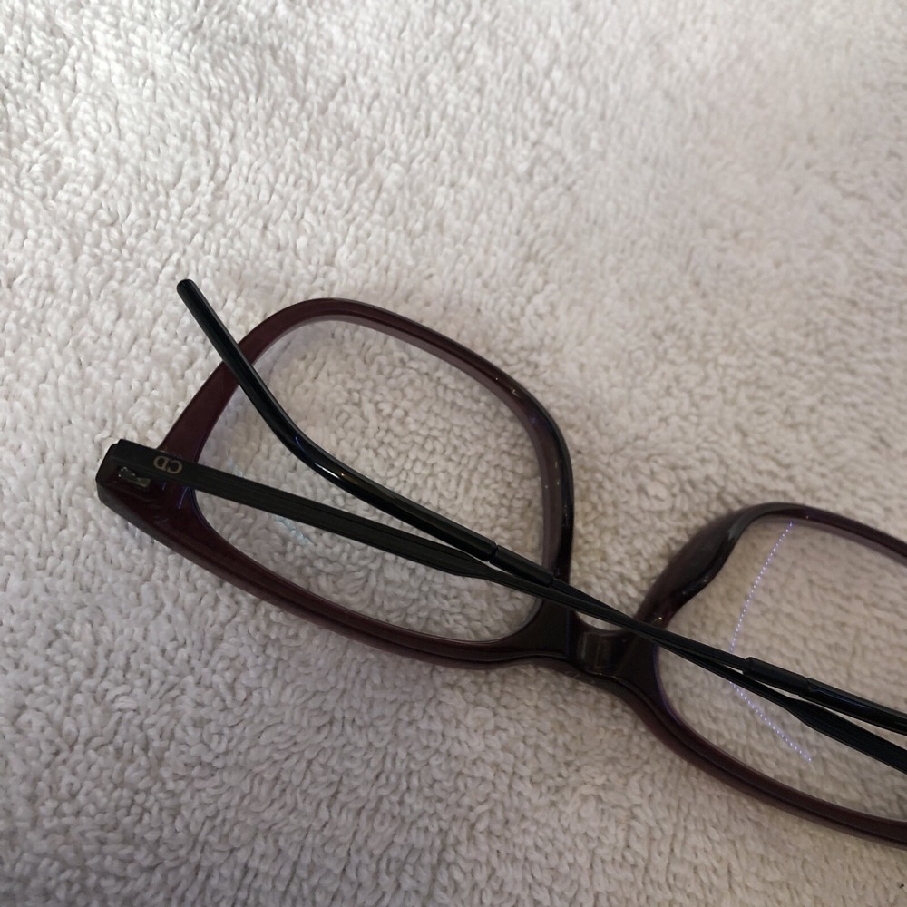 Dior Eyeglasses BLACKTIE 232 clear maroon Authentic 52mm - Picture 5 of 6